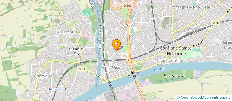 localisation de l'entreprise RACHEDI INGENIERIE  CONFLANS-SAINTE-HONORINE