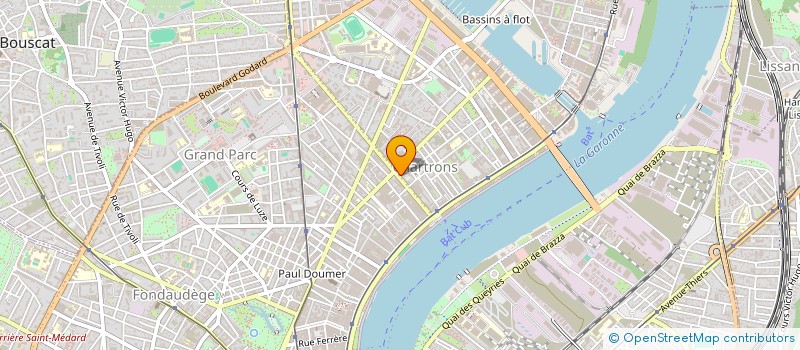 localisation de l'entreprise RACHEL à BORDEAUX