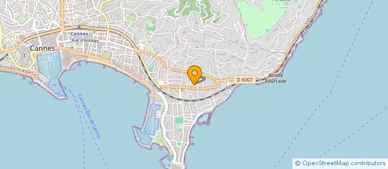 localisation de l'entreprise RACHEL à CANNES