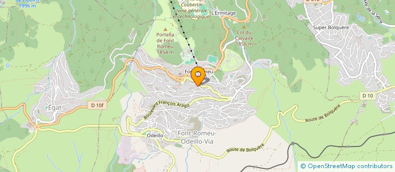 localisation de l'entreprise RACHEL  FONT-ROMEU-ODEILLO-VIA