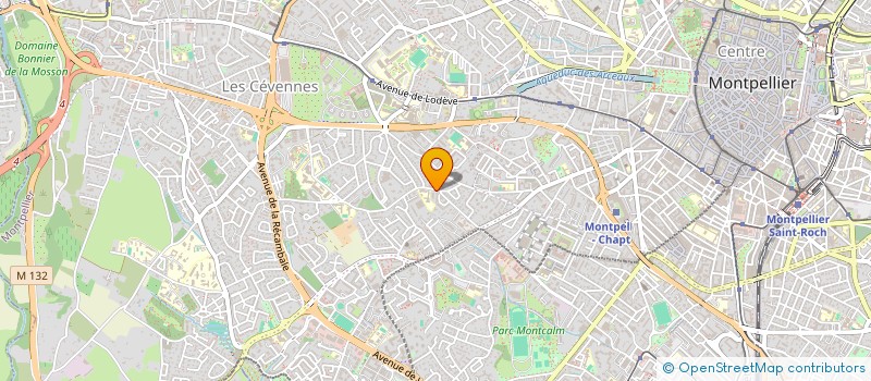 localisation de l'entreprise RACHEL à MONTPELLIER