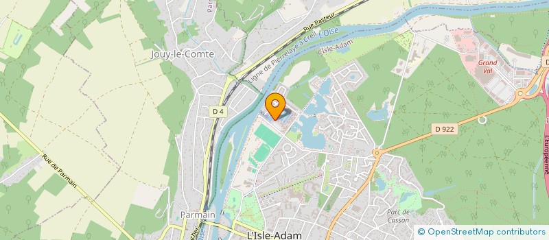 localisation de l'entreprise RACHEL  L'ISLE-ADAM