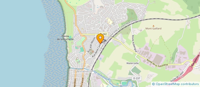 localisation de l'entreprise RACHEL IMMO  WIMEREUX