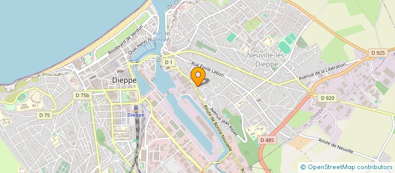 localisation de l'entreprise RACHEL RESSE  DIEPPE