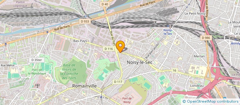 localisation de l'entreprise RACHEL SERVICES à NOISY-LE-SEC