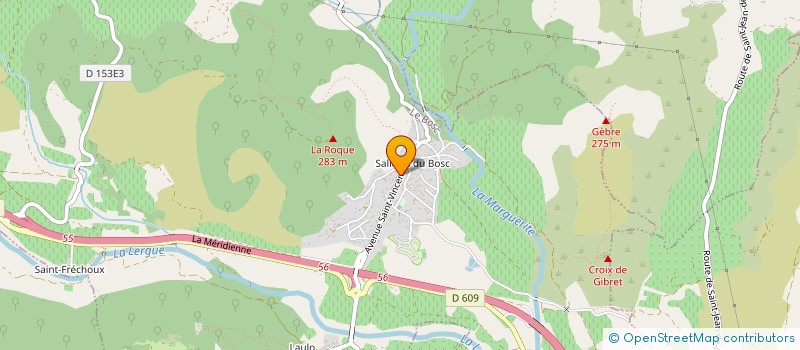 localisation de l'entreprise RACHELOU HAPPYMOVE  LE BOSC