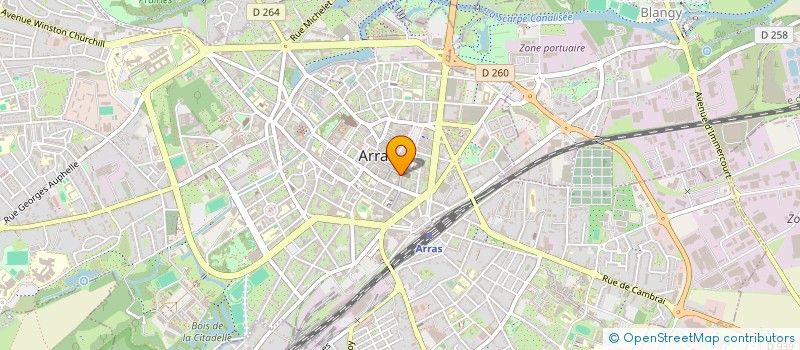 localisation de l'entreprise RACHES à ARRAS