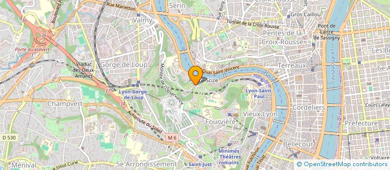 localisation de l'entreprise RACHEVAL  LYON 9EME