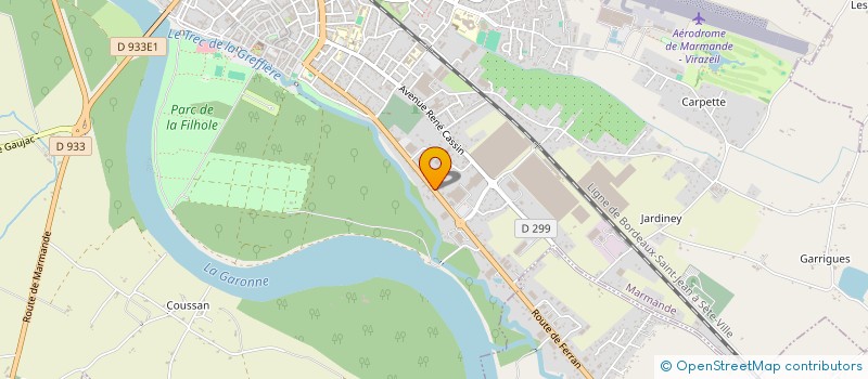 localisation de l'entreprise RACHIDY  MARMANDE