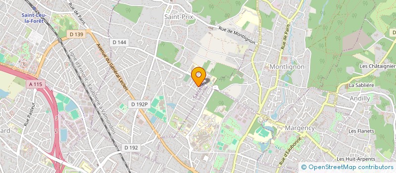 localisation de l'entreprise RACHILOC à SAINT-PRIX