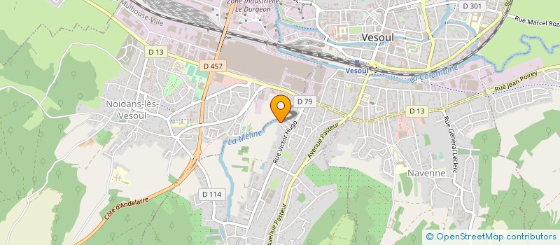localisation de l'entreprise RACHOU à ECHENOZ-LA-MELINE