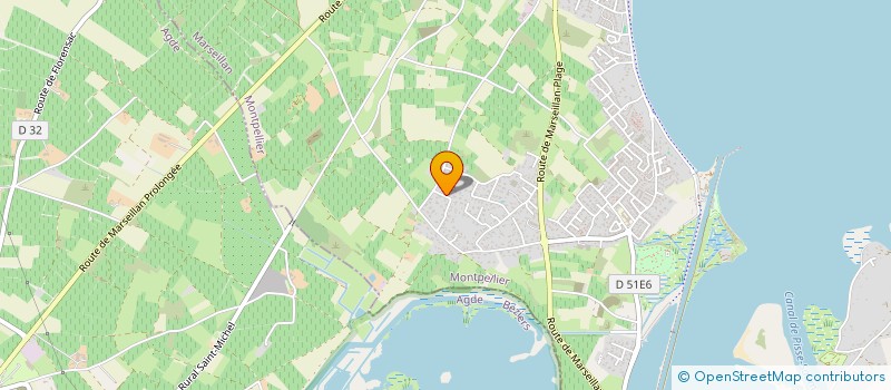 localisation de l'entreprise RACHRO à MARSEILLAN