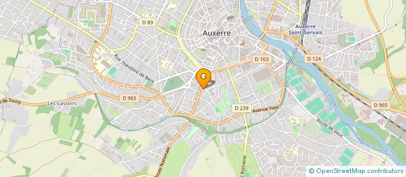 localisation de l'entreprise RACIMMO à AUXERRE