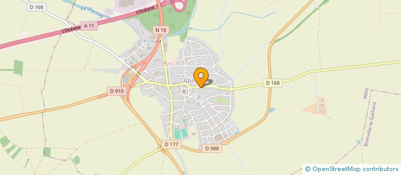 localisation de l'entreprise RACINAE à ABLIS