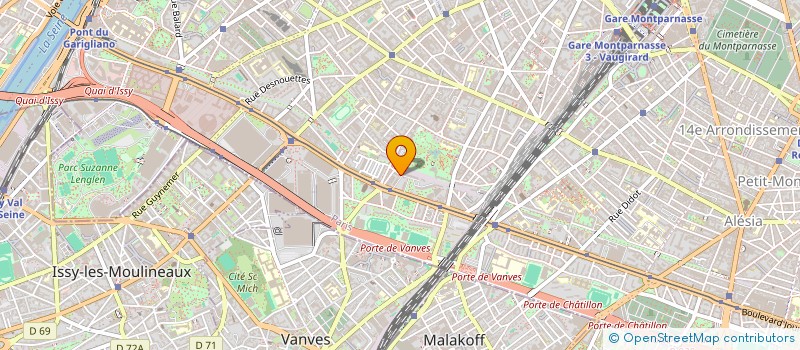 localisation de l'entreprise RACINE  PARIS