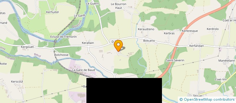 localisation de l'entreprise RACINE  BAUD