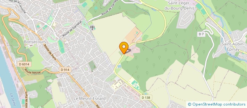 localisation de l'entreprise RACINE  LE MESNIL-ESNARD