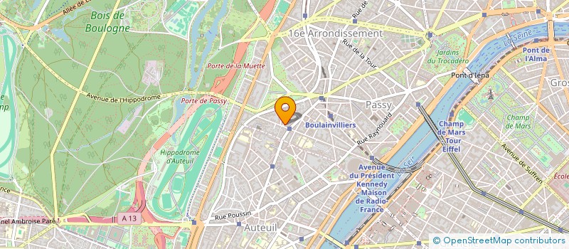 localisation de l'entreprise RACINE  PARIS