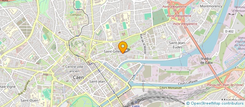 localisation de l'entreprise RACINE à CAEN
