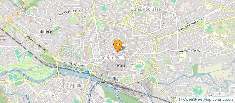 localisation de l'entreprise RACINE à PAU