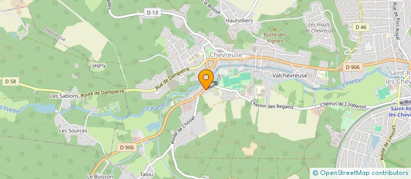 localisation de l'entreprise RACINE  CHEVREUSE