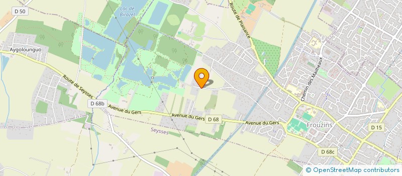 localisation de l'entreprise RACINE A.I.D  FROUZINS