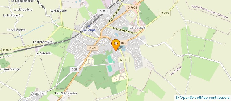 localisation de l'entreprise RACINE CABREE à LA LOUPE
