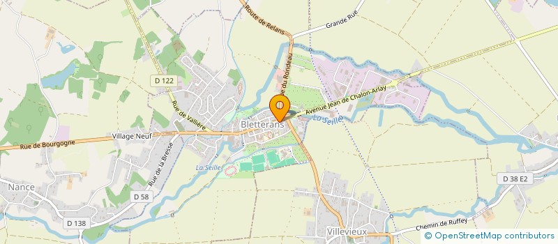 localisation de l'entreprise RACINE CARRE à BLETTERANS