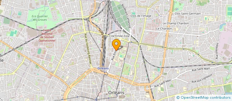 localisation de l'entreprise RACINE CARRE ZOLA à ORLEANS