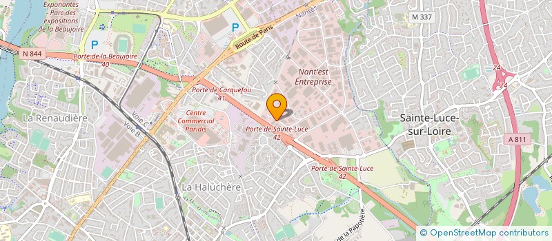 localisation de l'entreprise RACINE CARREE à NANTES