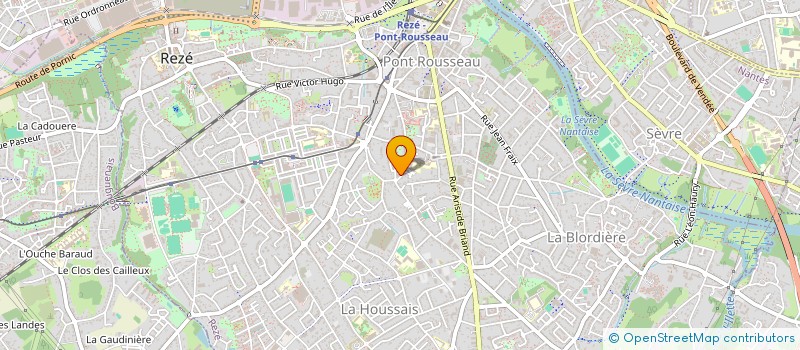 localisation de l'entreprise RACINE CARREE  REZE