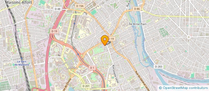 localisation de l'entreprise RACINE CARREE  CRETEIL