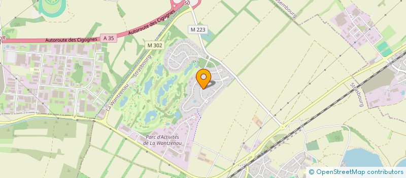 localisation de l'entreprise RACINE CUBIQUE  LA WANTZENAU