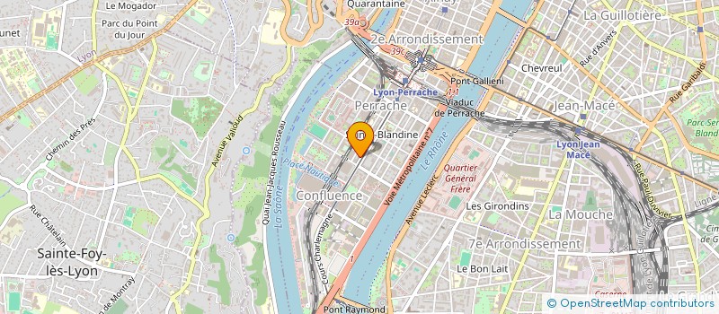 localisation de l'entreprise RACINE DE NEUF SARL à LYON
