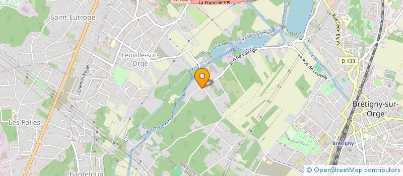 localisation de l'entreprise RACINE ENTREPRISE SERVICE  BRETIGNY-SUR-ORGE