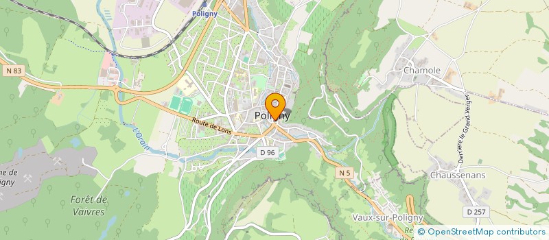 localisation de l'entreprise RACINE ESSENCES DE TERRE à POLIGNY