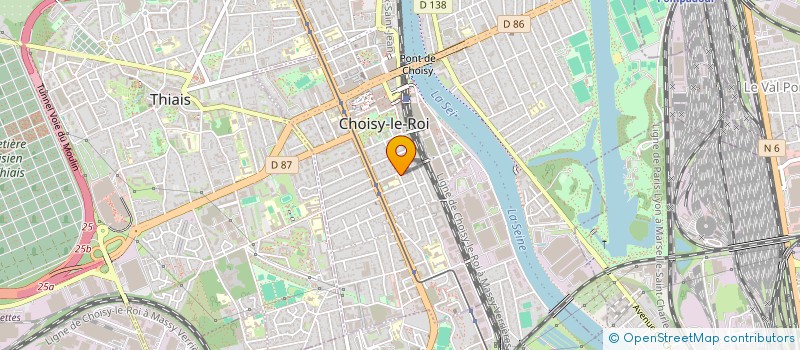 localisation de l'entreprise RACINE ET MOI à CHOISY-LE-ROI