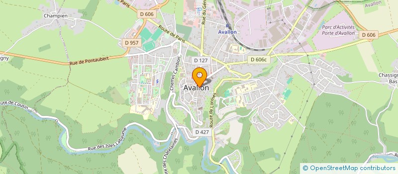 localisation de l'entreprise RACINE EXPANSION II  AVALLON