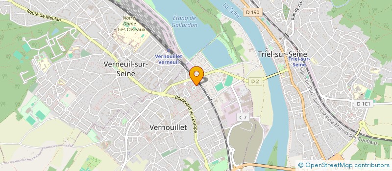 localisation de l'entreprise RACINE I à VERNOUILLET