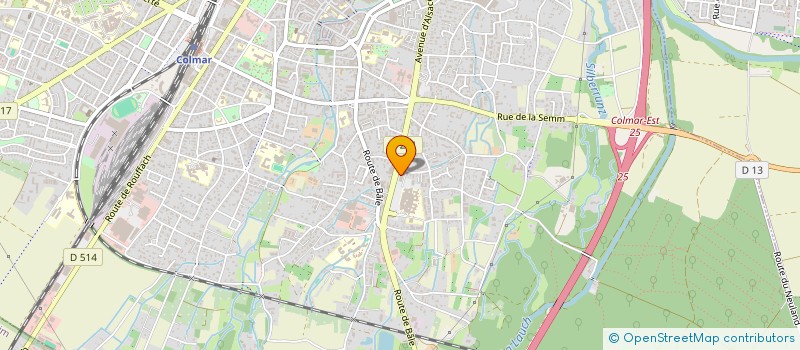 localisation de l'entreprise RACINE IMMOBILIERE  COLMAR