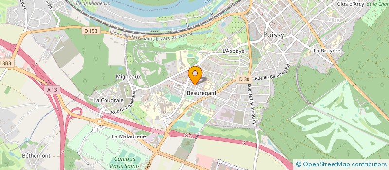 localisation de l'entreprise RACINE PHONE à POISSY