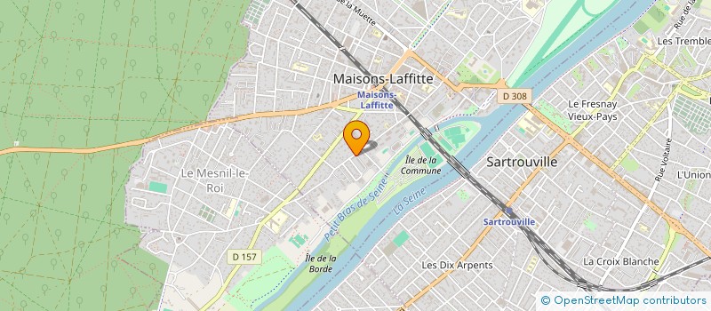localisation de l'entreprise RACINE RENOVATION à MAISONS-LAFFITTE