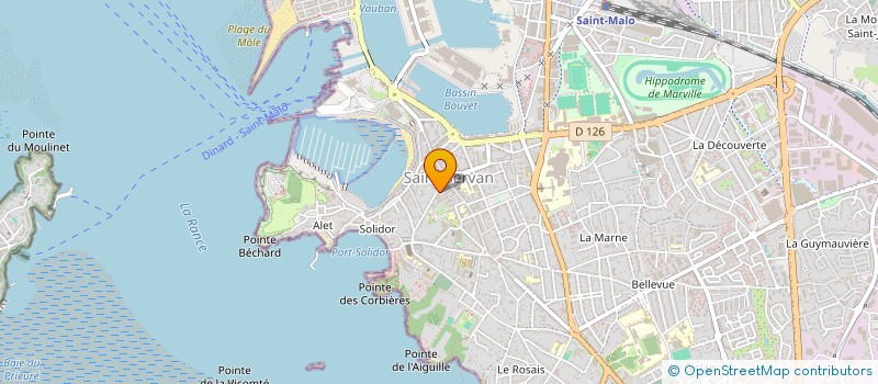 localisation de l'entreprise RACINE THEATRE  SAINT-MALO