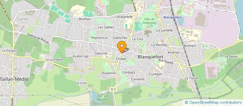 localisation de l'entreprise RACINE & TOIT à BLANQUEFORT