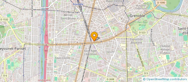 localisation de l'entreprise RACINES  GRENOBLE
