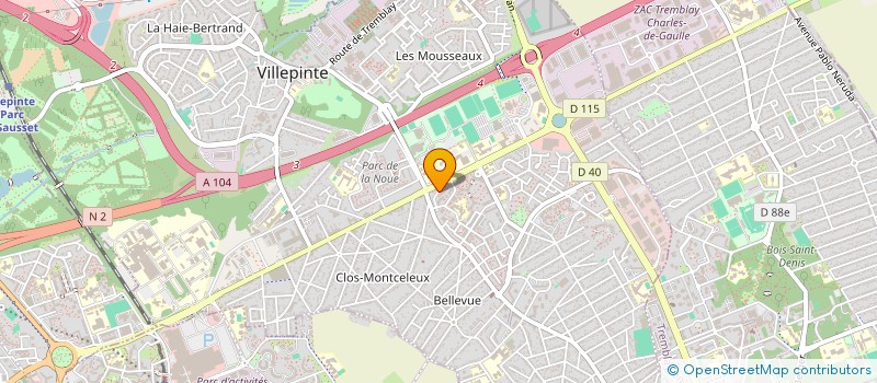 localisation de l'entreprise RACINES 3EME MILLENAIRE à VILLEPINTE