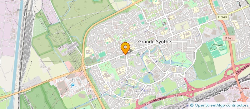 localisation de l'entreprise RACINES à GRANDE-SYNTHE