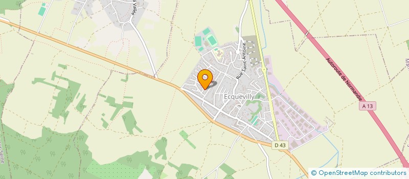 localisation de l'entreprise RACINES  ECQUEVILLY