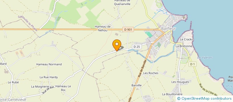 localisation de l'entreprise RACINES à GATTEVILLE-LE-PHARE