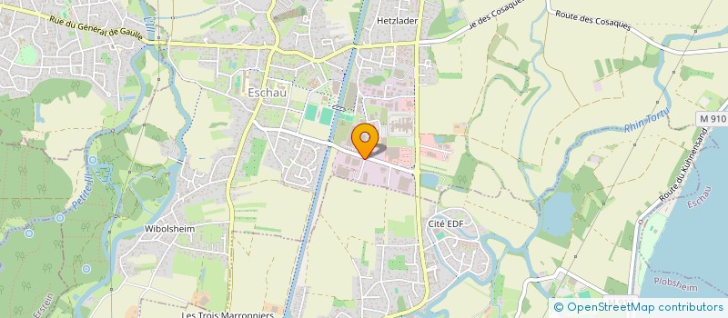 localisation de l'entreprise RACINES  ESCHAU